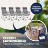 CASARIA® Gartenstühle 4er Set Klappbar 6-fach Verstellbar Produktbild-Vorschau 6