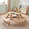 Set da giardino per bambini COSTWAY, adatto a 6 bambini, Anteprima dell’immagine prodotto 9