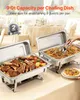 VEVOR rechteckiger Chafing Dish Set 8,5 L Speisenwärmer (2 Produktbild-Vorschau 3