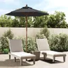 vidaXL Sonnenschirm mit Holzmast Schwarz 196x231 cm Produktbild-Vorschau 2