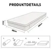 Metallbett Bettgestell 90 x 200 cm, Bettrahmen mit Produktbild-Vorschau 3