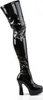 ELECTRA-3000Z Damen Boots von Pleaser, Schwarz  , EU 36, US Produktbild-Vorschau 5