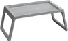 A gray breakfast tray table with foldable legs. Anteprima dell’immagine prodotto
