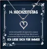 22Feels Ehefrau zum 14. Hochzeitstag Geschenk Ich Liebe Produktbild-Vorschau 1