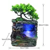 LED Zimmerbrunnen Harz Tischbrunnen Wasserfall Steingärten Produktbild-Vorschau 2