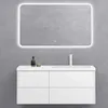 doporro Mineralguss-Waschbecken 120x46x54 cm in Matt weiß Produktbild-Vorschau 1