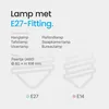 Modee LED Peerlamp A60 E27 Mat - 9.4W 806lm RGB - Dimbaar - Productafbeelding-voorbeeld 5