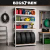 Metalen schap met 5 planken voor in de garage, 180 x 100 x Productafbeelding-voorbeeld 15