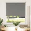 vidaXL Verdunkelungsrollo Grau 95x175 cm Stoffbreite 90,7 Produktbild-Vorschau 1