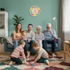 Lernuhr für Kinder Wanduhr aus Glas Produktbild-Vorschau 7