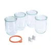 WECK Rundrandglas Tulpe 1,0l 4er Pack Produktbild-Vorschau 8