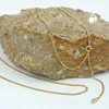 Kette 16mm Flachpanzer diamantiert vergoldet AMD 60cm gold Produktbild-Vorschau 4