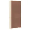 vidaXL Vetrina ALTA 77x35x186,5 cm in legno di pino Anteprima dell’immagine prodotto 6