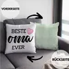 Trendation - Beste Oma Der Welt Geschenk Deko-Kissen mit Produktbild-Vorschau 2