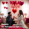 XXL Valentinstag Deko Set Herzluftballons Girlande Love Produktbild-Vorschau 8