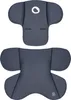 Two padded inserts for a baby car seat, displayed on a white background. Podgląd zdjęcia produktu