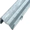 A close-up, angled view of a single piece of galvanized metal fencing material. Produktbild-Vorschau