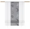 Bändchen-Raffrollo anthrazit-weiß BxH 90x135cm Produktbild-Vorschau 1