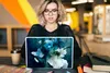 MuchoWow® Laptop Aufkleber Sticker Cover Blumen - Produktbild-Vorschau 5