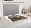 KitchenYeah© Herdabdeckplatte Eule - Eule - Porträt - Braun Produktbild-Vorschau 3