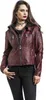 Black Premium by EMP Damen rote Kunstlederjacke mit Kapuze Produktbild-Vorschau 5