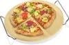 Küchenprofi Pizzastein 30cm mit Gest. Stein aus Cordierit Produktbild-Vorschau 2