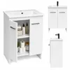 Badmöbel-Set Ronda 60 cm mit Keramikwaschbecken, 2 Türen, Produktbild-Vorschau 15