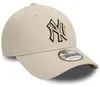 New York Yankees Kappe, New Era, 9FORTY, beige Produktbild-Vorschau 3