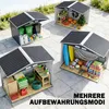 Outsunny tuinhuis met funderingsframe, tuinhuis, schuur, Productafbeelding-voorbeeld 9