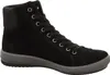 A black high-top sneaker with a gray sole and a gray fabric cuff at the ankle. Anteprima dell’immagine prodotto
