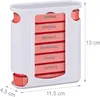 Relaxdays Pillendose 7 Tage, wöchentliche Tablettenbox, 4 Produktbild-Vorschau 4