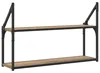vidaXL Wandregal Wandhalterung Artisan-Eiche 80 x 21 x 51 Produktbild-Vorschau 6