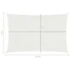 Tieniaca plachta 160 g/m² biela 3x4,5 m HDPE Náhľad obrázku produktu 7