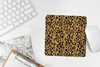 MuchoWow® Mauspad Mousepad Pantherdruck - Gelb - Gold 20x20 Produktbild-Vorschau 5