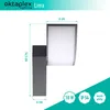 oktaplex LED Außenleuchte Wandleuchte Lima mit Produktbild-Vorschau 4