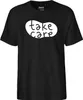 Huuraa Herren T-Shirt Take Care Batch XXL Black Bio Produktbild-Vorschau 2
