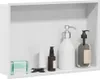 vidaXL Box doccia bianco 45 x 30 x 9,5 cm acciaio Anteprima dell’immagine prodotto 3