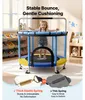 Mini-trampolino per bambini con maniglia di sicurezza, rete Anteprima dell’immagine prodotto 3