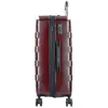 A side view of a burgundy suitcase. Produktbild-Vorschau