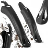 EDIBAZZAR | Fahrrad Schutzbleche schwarz ABS Kunststoff für Produktbild-Vorschau 2