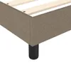 vidaXL Boxspringbettgestell Taupe 100x200 cm Stoff Produktbild-Vorschau 6