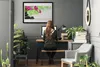 Bild 100x70 MDF-Rahmen Wandkunst Shoots Bamboo Zen Stone Produktbild-Vorschau 3