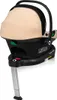 A baby car seat with its base, shown from a slightly elevated front-left angle on a white background. Produktbild-Vorschau