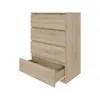 Kommode 70cm AVEN Sonoma-Eiche, 4 Schubladen, Produktbild-Vorschau 1