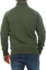 Mivaro Herren Sweatjacke mit Stehkragen aus Baumwolle mit Produktbild-Vorschau 3