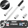 TECPO Drehmomentschlüssel Set 1/2" Zoll 40-210 Nm 6-tlg. Produktbild-Vorschau 1