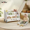 WOLTU Kinderregal Bücherregal für Kinder, Spielzeugregal Produktbild-Vorschau 2
