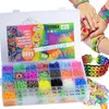 gumky na náramky sada 4400 ks loom bands kreativní set Náhled obrázku produktu 1