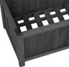 vidaXL Garten-Spalier mit Blumenkasten Schwarz 70x30x135 cm Produktbild-Vorschau 5