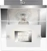 Briloner LED Deckenleuchte Chrom Glas Tula Eckig 3W GU10 Produktbild-Vorschau 2